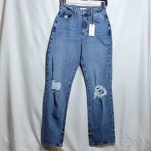 Forever 21 Women's  90's Fit, Pinch Waist,  Loose Fit, Relaxed Leg, Size 25